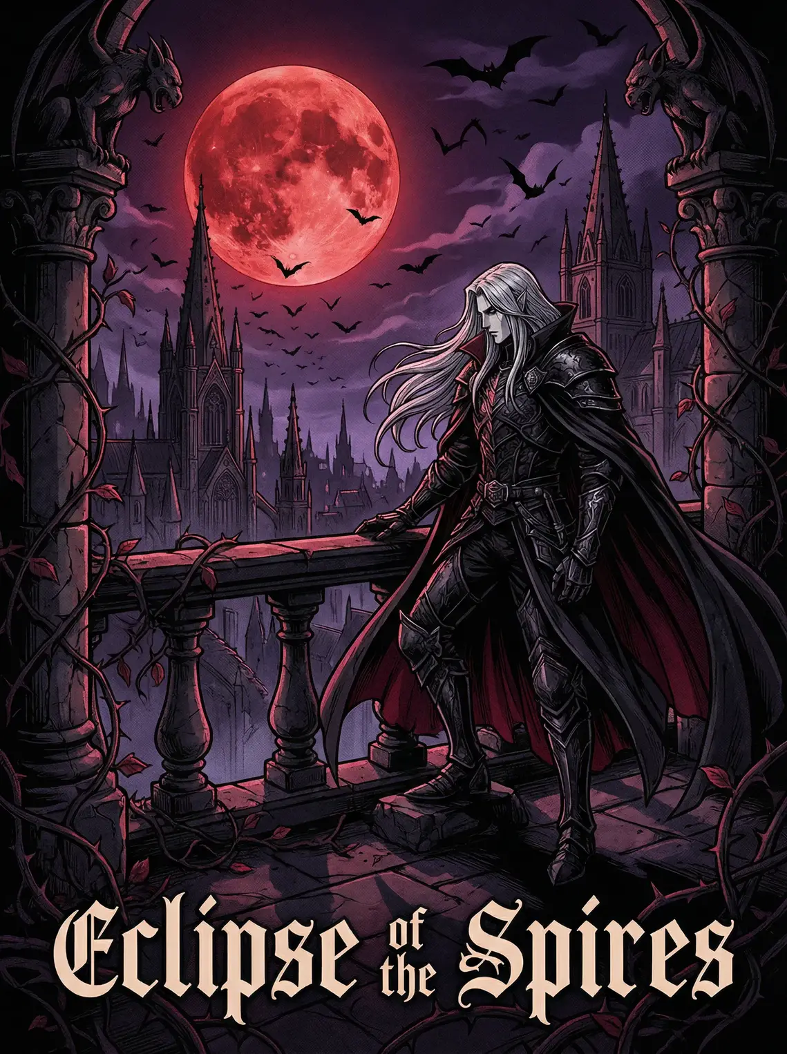 成人动漫 尖塔之蚀 暗黑哥特动漫封面